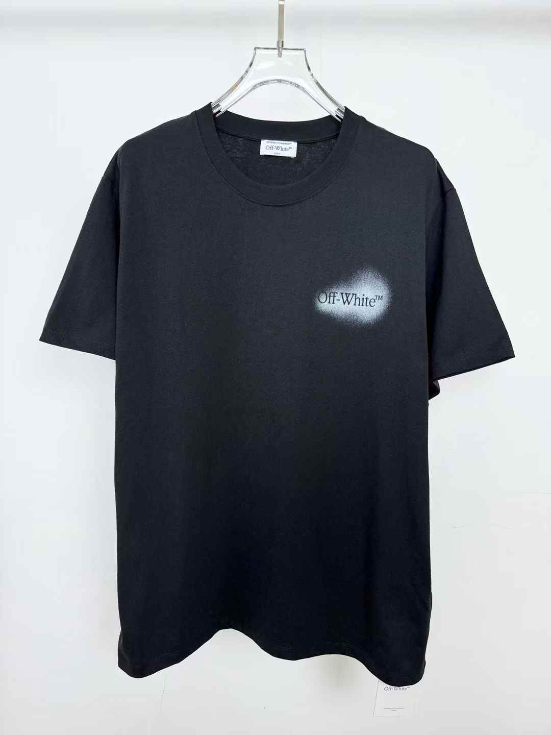 off White Scribble Arrow Skate Logo T-shirt in black