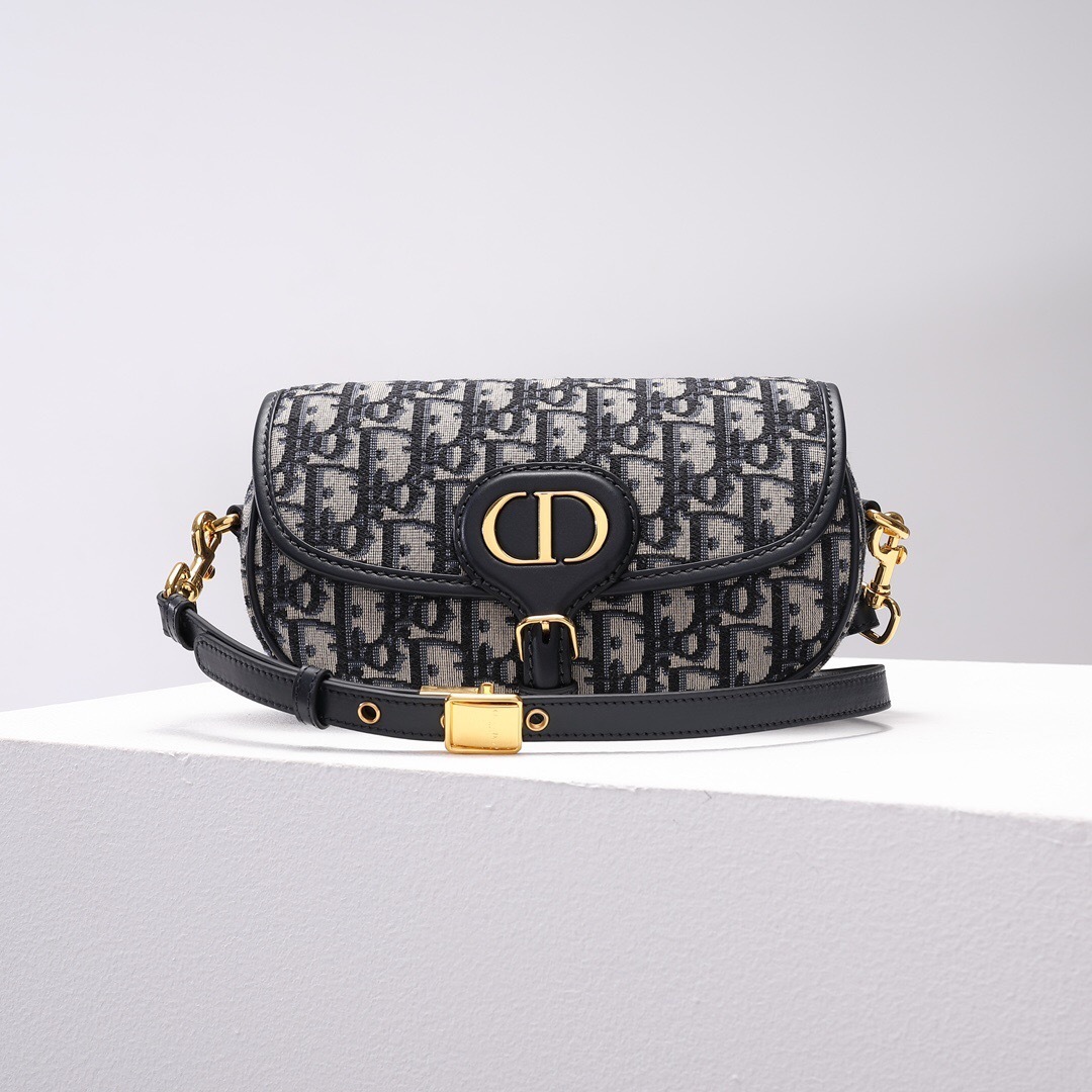 Dior Bobby East-West Bag Oblique jacquard Blue