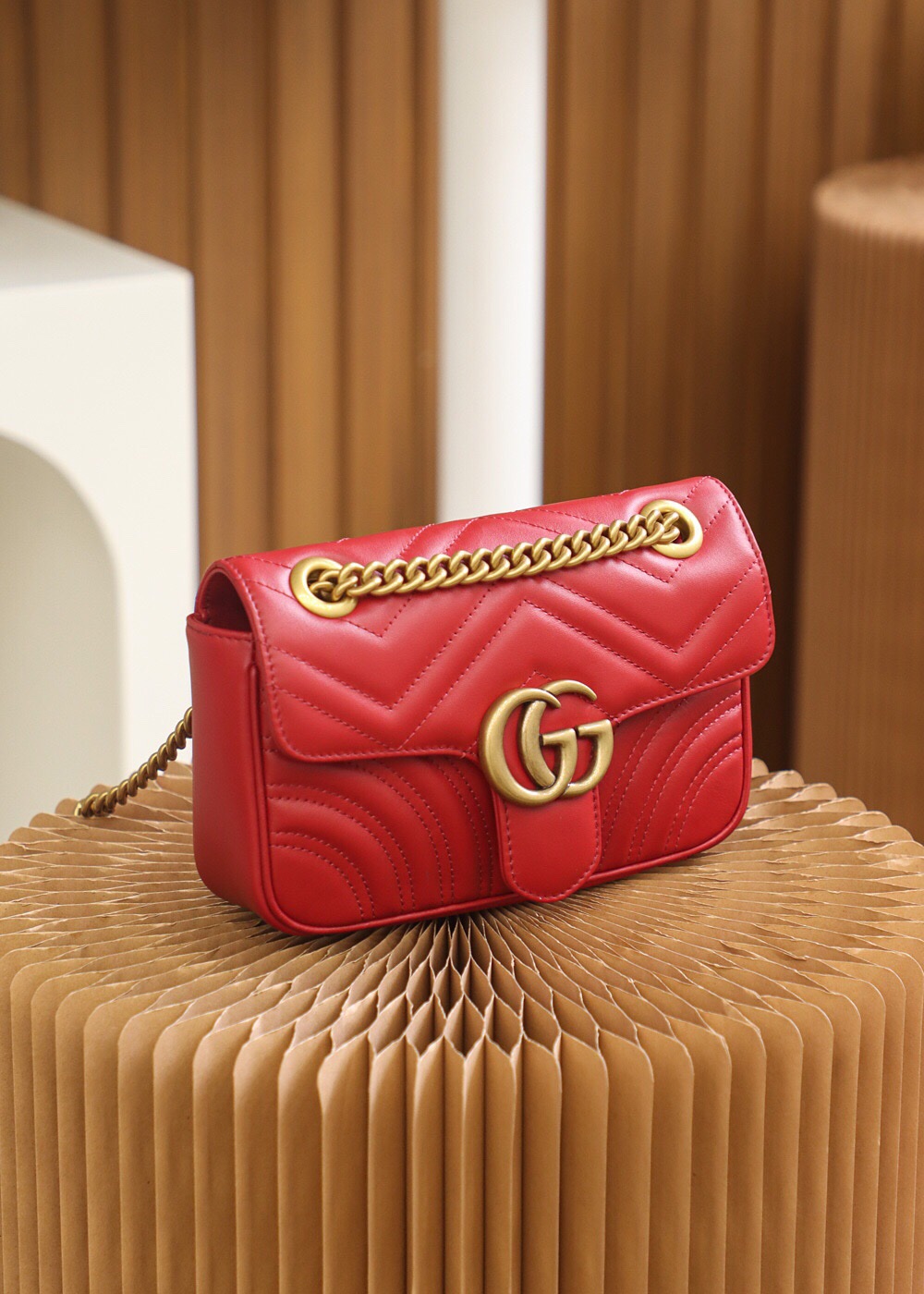 Gucci ? ? ??????? Red 446744 Size 22*13*6cm