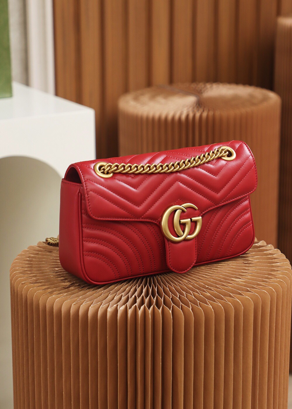 Gucci ? ? ??????? Red 443497 Size 26*15*7cm