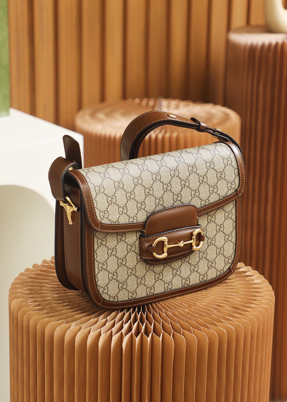 Gucci ???????? ???? Brown 602204 Size 25*18*8cm