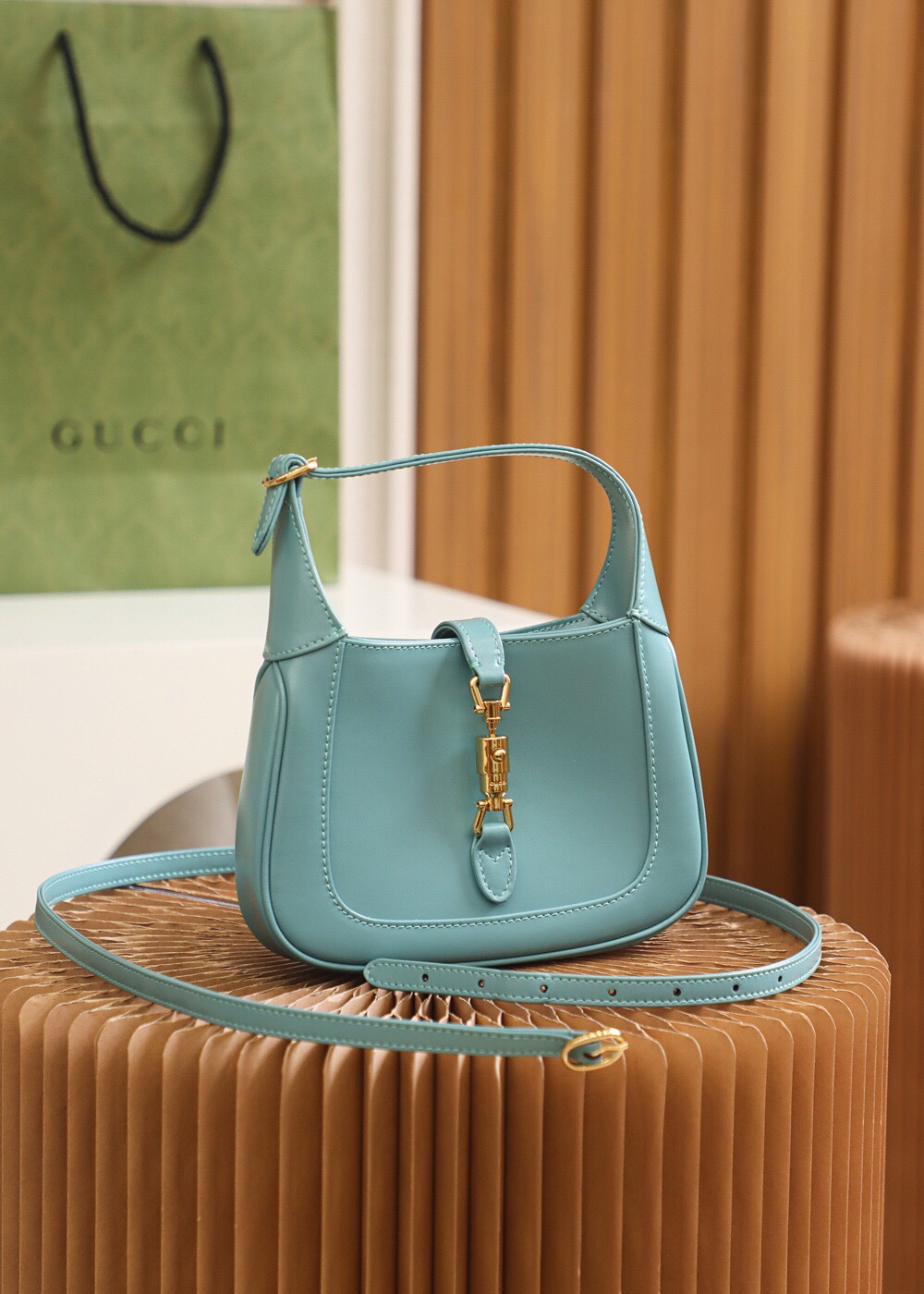 Gucci ?????? ???? ???1 637091 Blue Size 19*13*3cm
