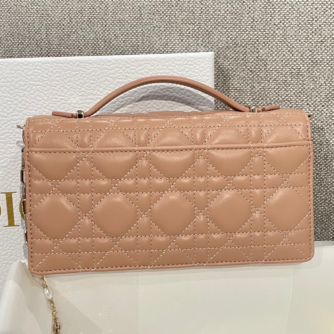 Dior My Dior Mini Bag in Cannage Lambskin