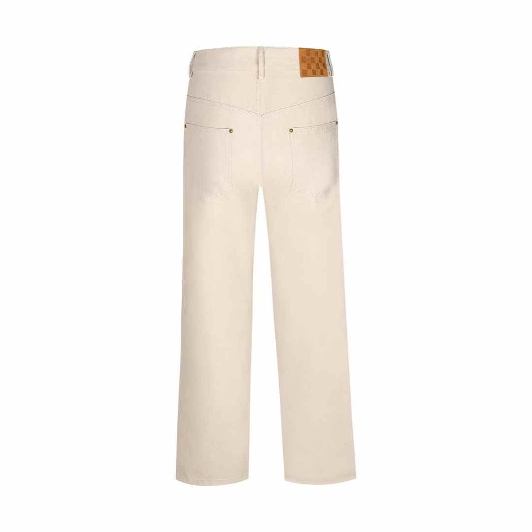 LV dyed denim trousers