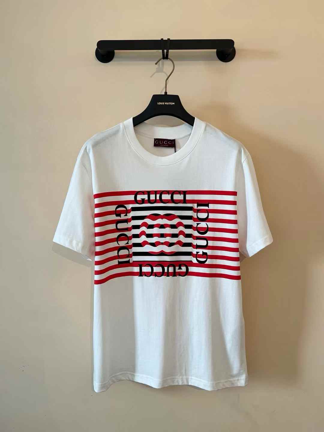 Gucci logo-print cotton T-shirt white
