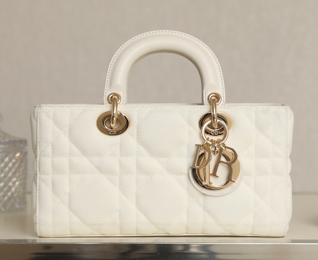 Dior Lady D-Joy handbag refined and sleek bag White