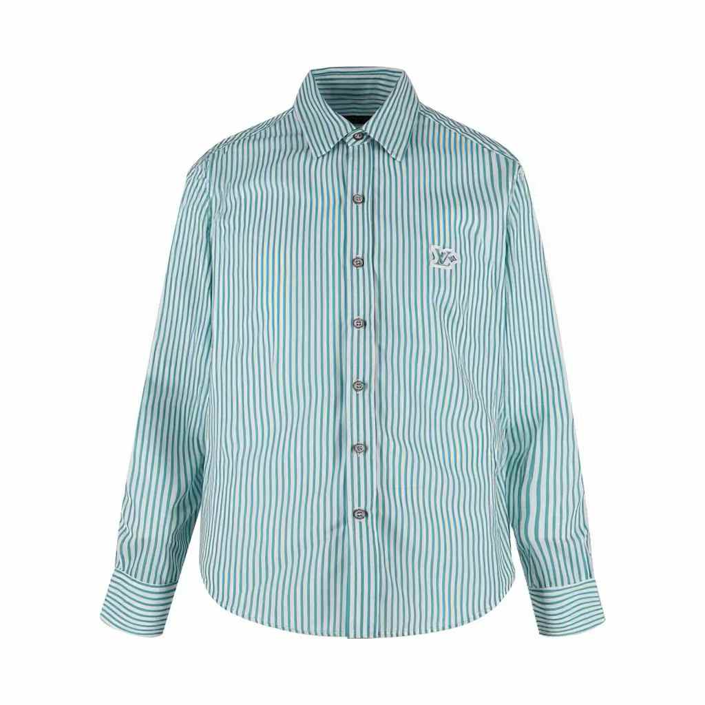 LV Maison Kitsuné Green Casual Shirt