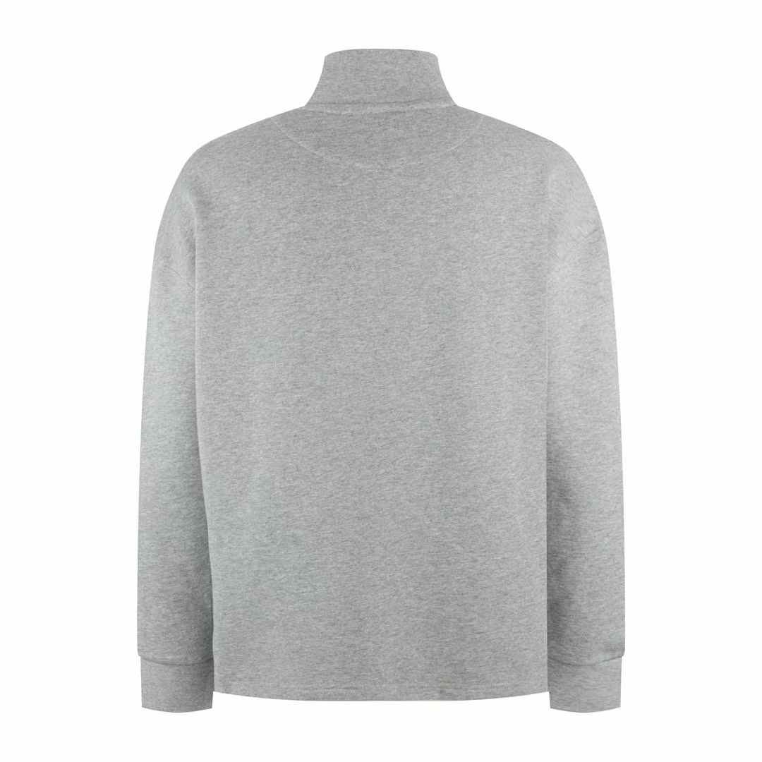Loewe Anagram half-zip sweatshirt grey