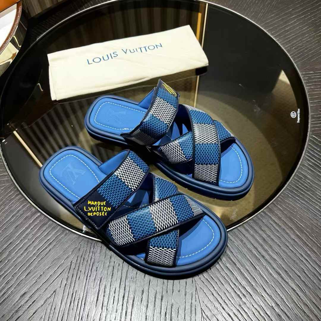 LV Venice Mule Blue