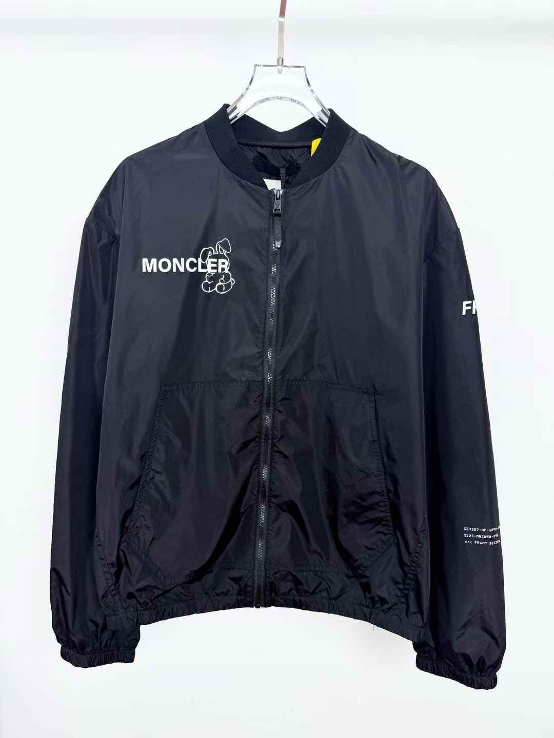 Moncler x FRGMT Ostria bomber jacket in black nylon Black