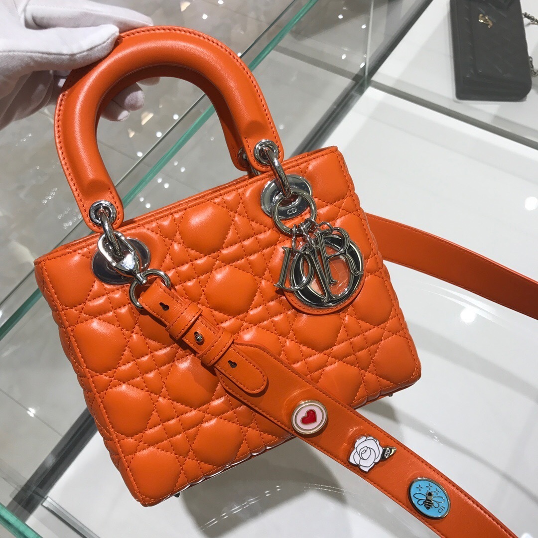 Dior My ABC Handbag vibrant orange
