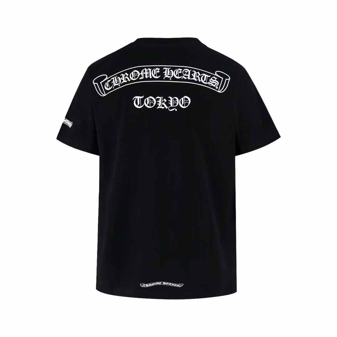Chrome Hearts Tokyo Exclusive Scroll Label Short Sleeve T-Shirt