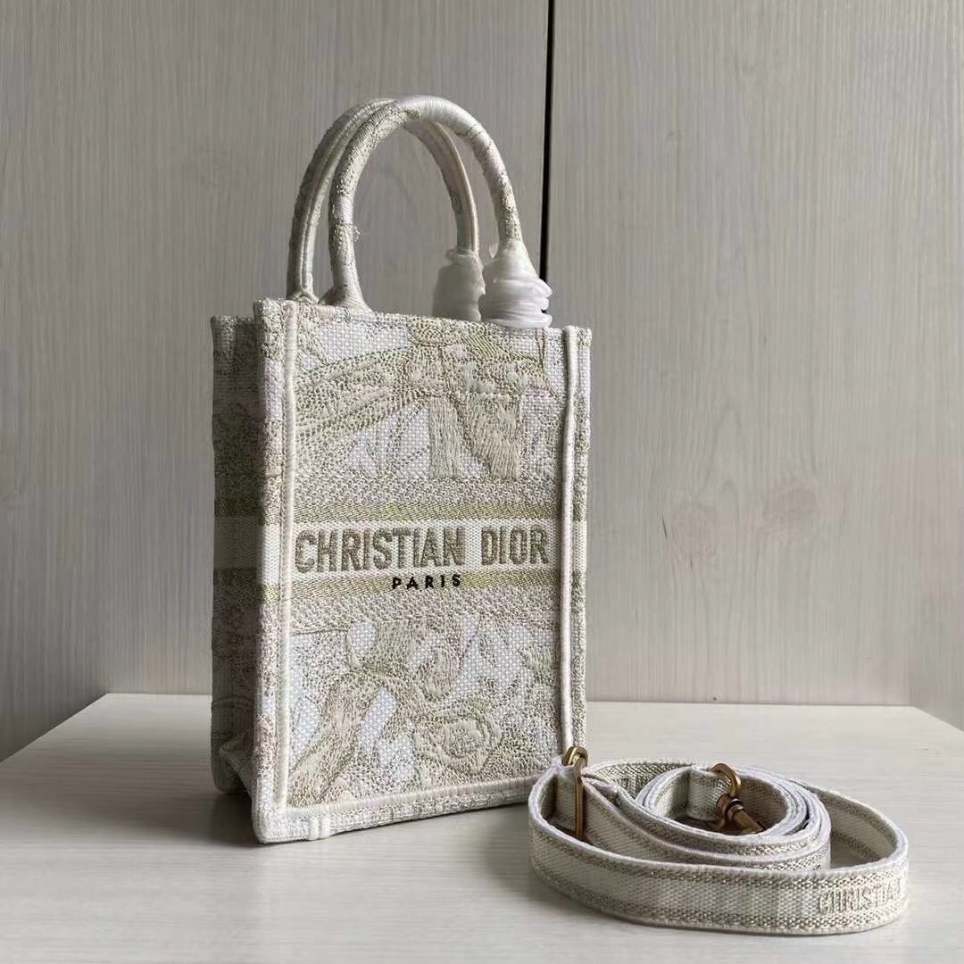 Dior Mini Vertical Book Tote Bag