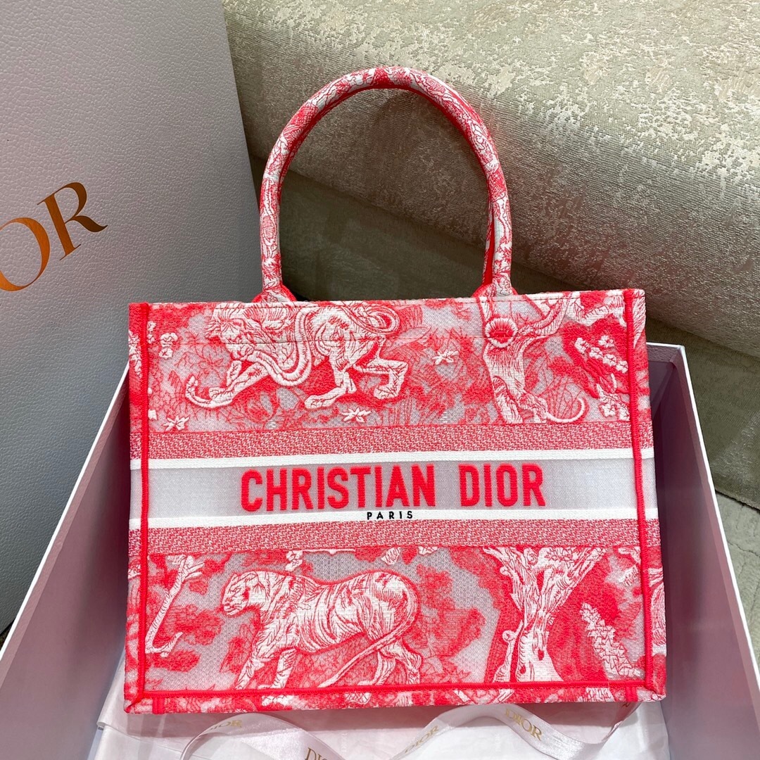 Dior Book Tote bag Red