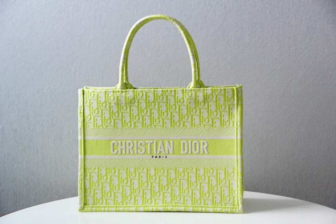Christian Dior Handbag bright lime green