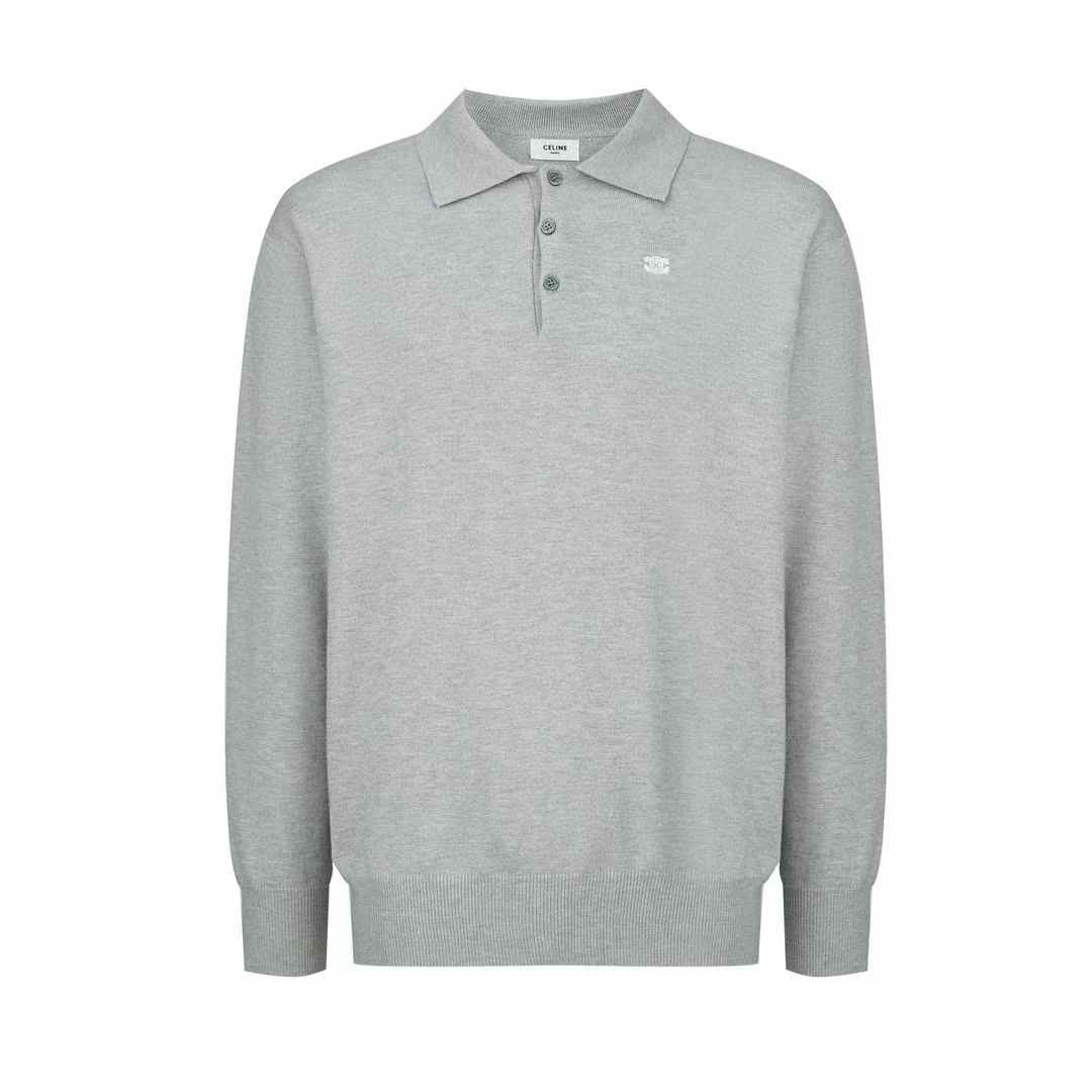Celine Homme Triomphe Polo in fine cotton
