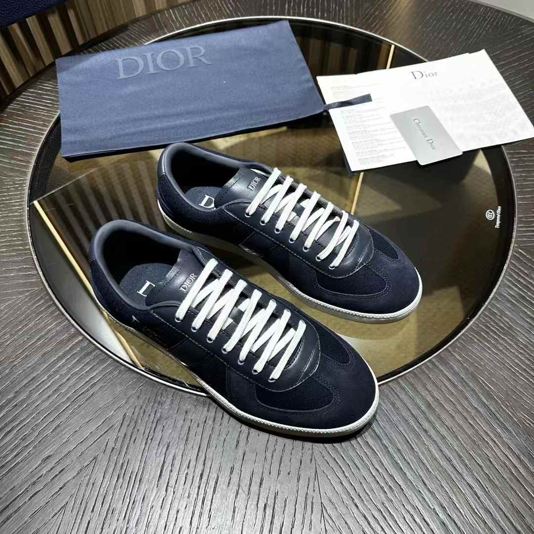 Dior Homme B01 sneakers in blue leather and suede