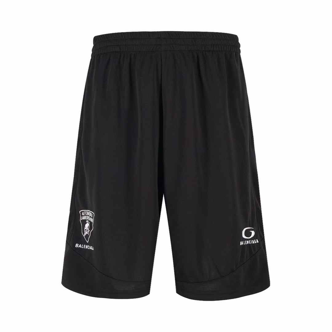 Balenciaga Automobili Lamborghini baggy shorts Black