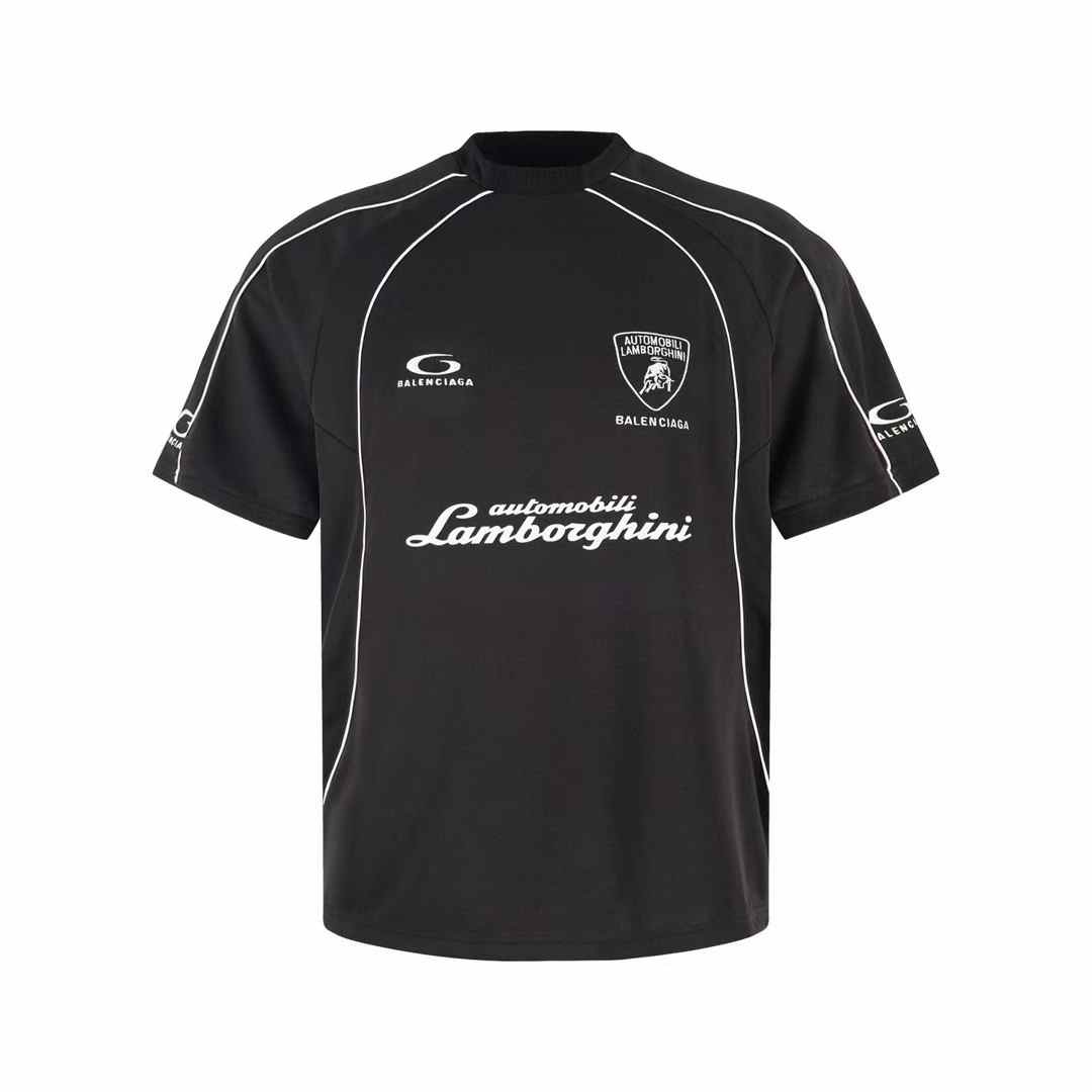 Balenciaga Automobili Lamborghini Soccer T-shirt in black