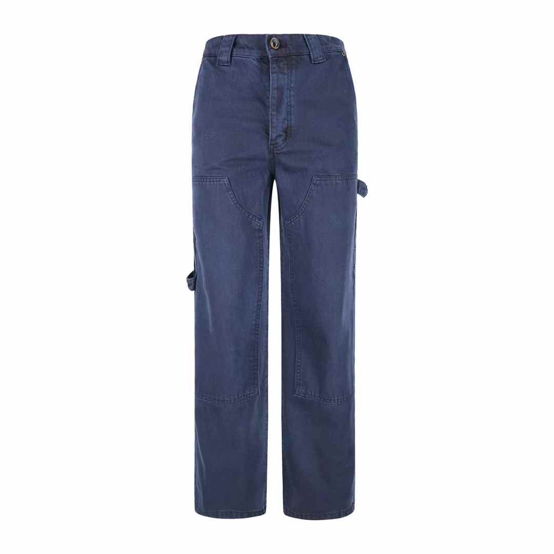 LV blue carpenter pants.