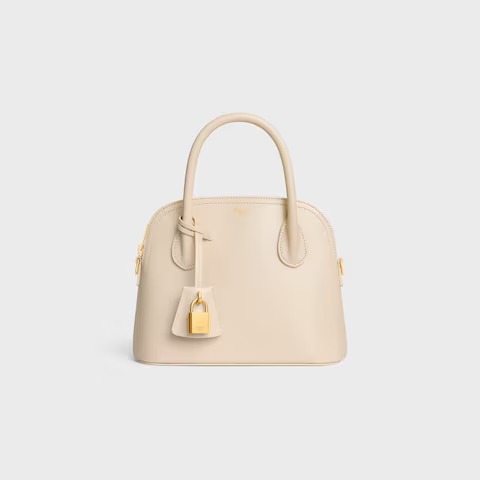 Celine Teen Honorine Bag in shiny calfskin, in the color cream