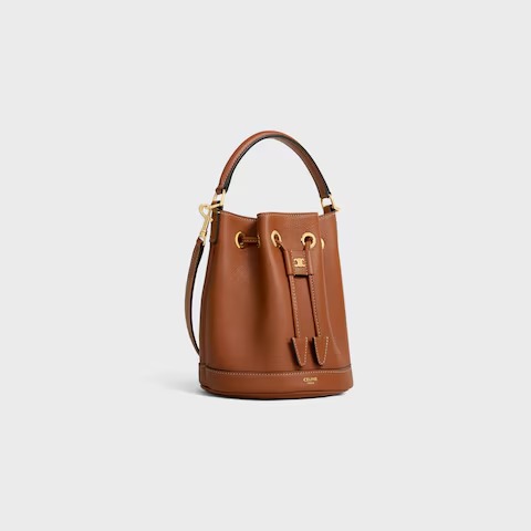 Celine Teen Clara Bag in supple grained calfskin in the color tan