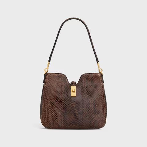 Celine Small Camille 16 Soft Bag in python leather