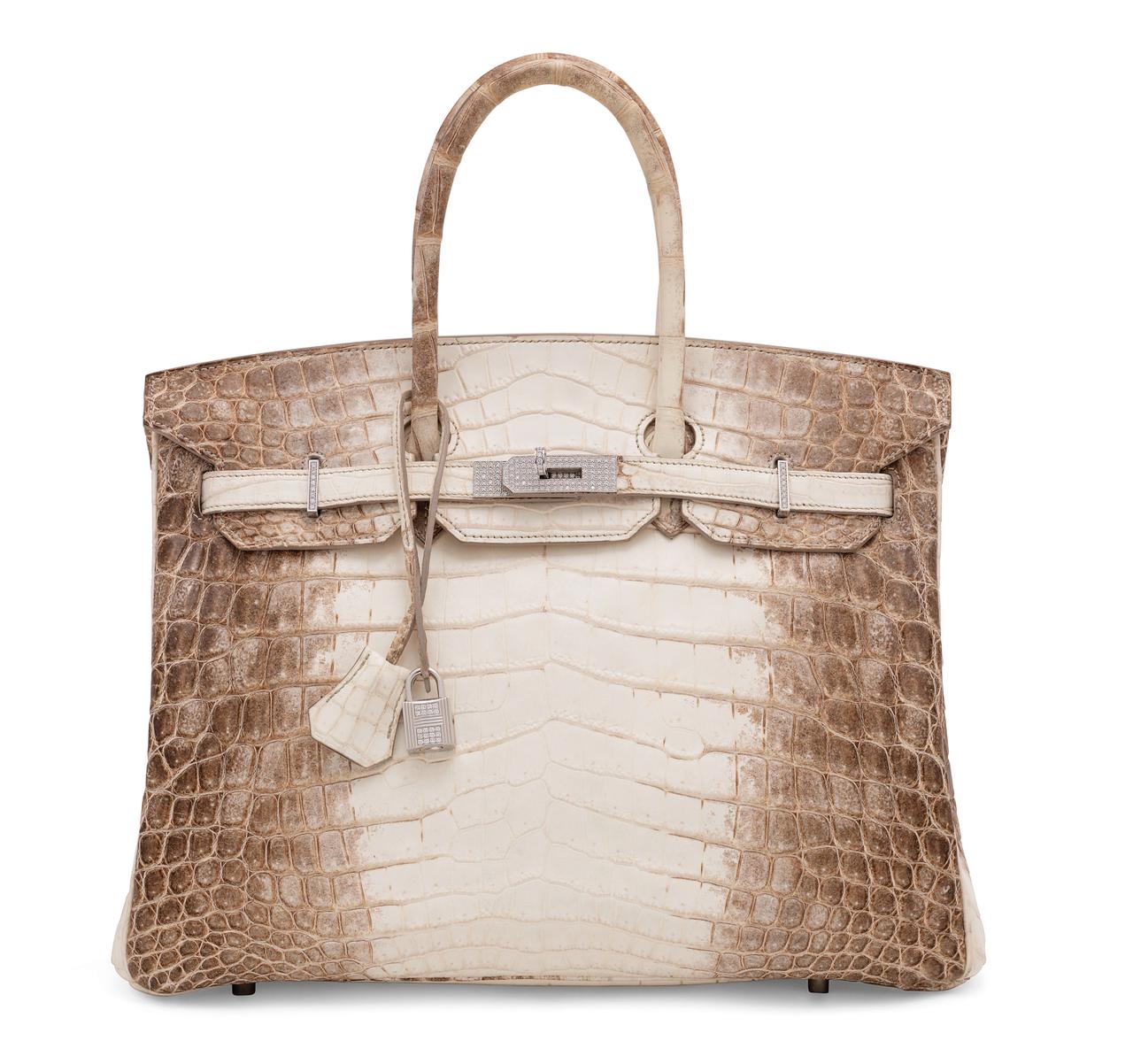 Hermès Himalaya Birkin bag Niloticus croco skin leather with a gradient dye that resembles the snow-capped Himalayan mountains handmade quality