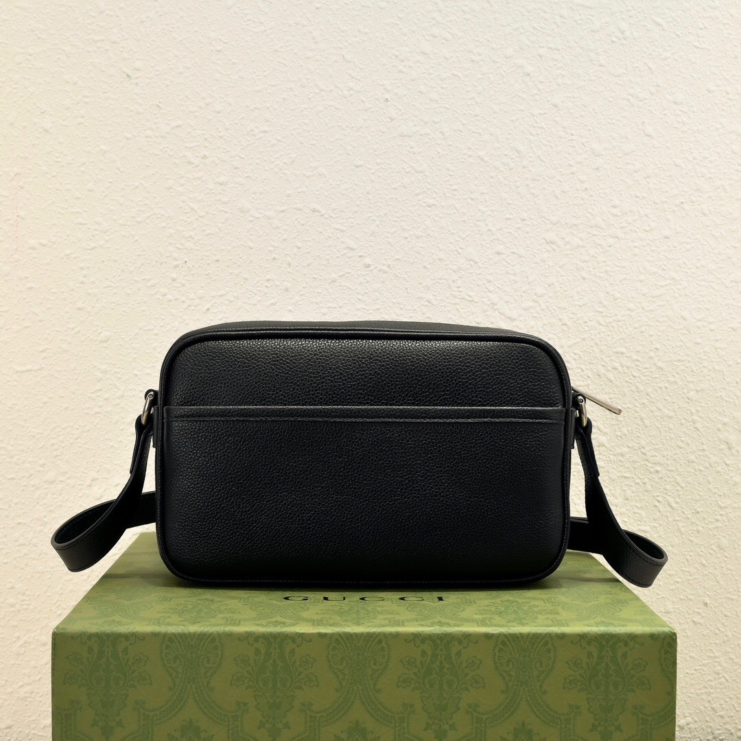 Gucci mini logo-applique leather shoulder bag