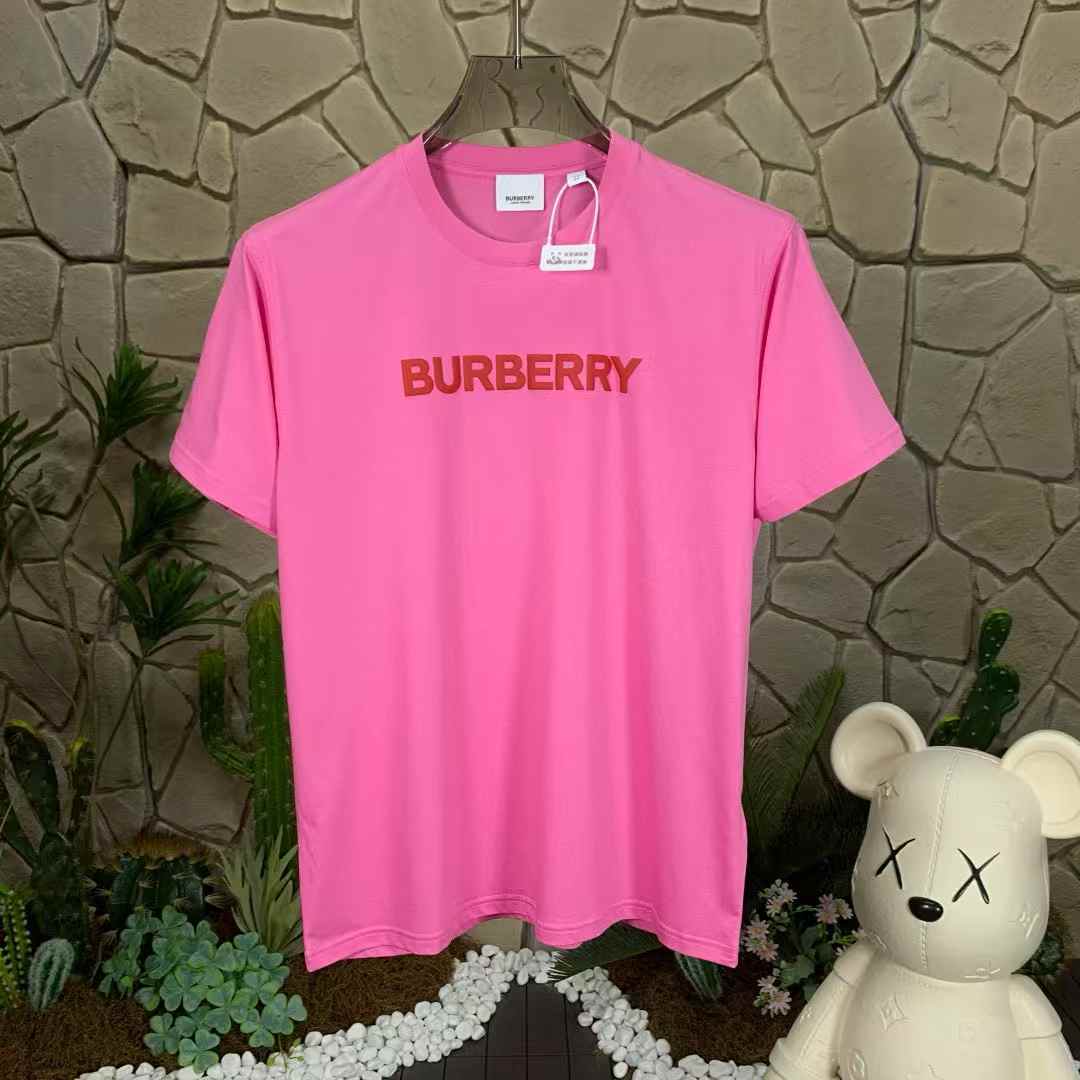 Burberry 'Margot' Logo-Print T-Shirt in Pink