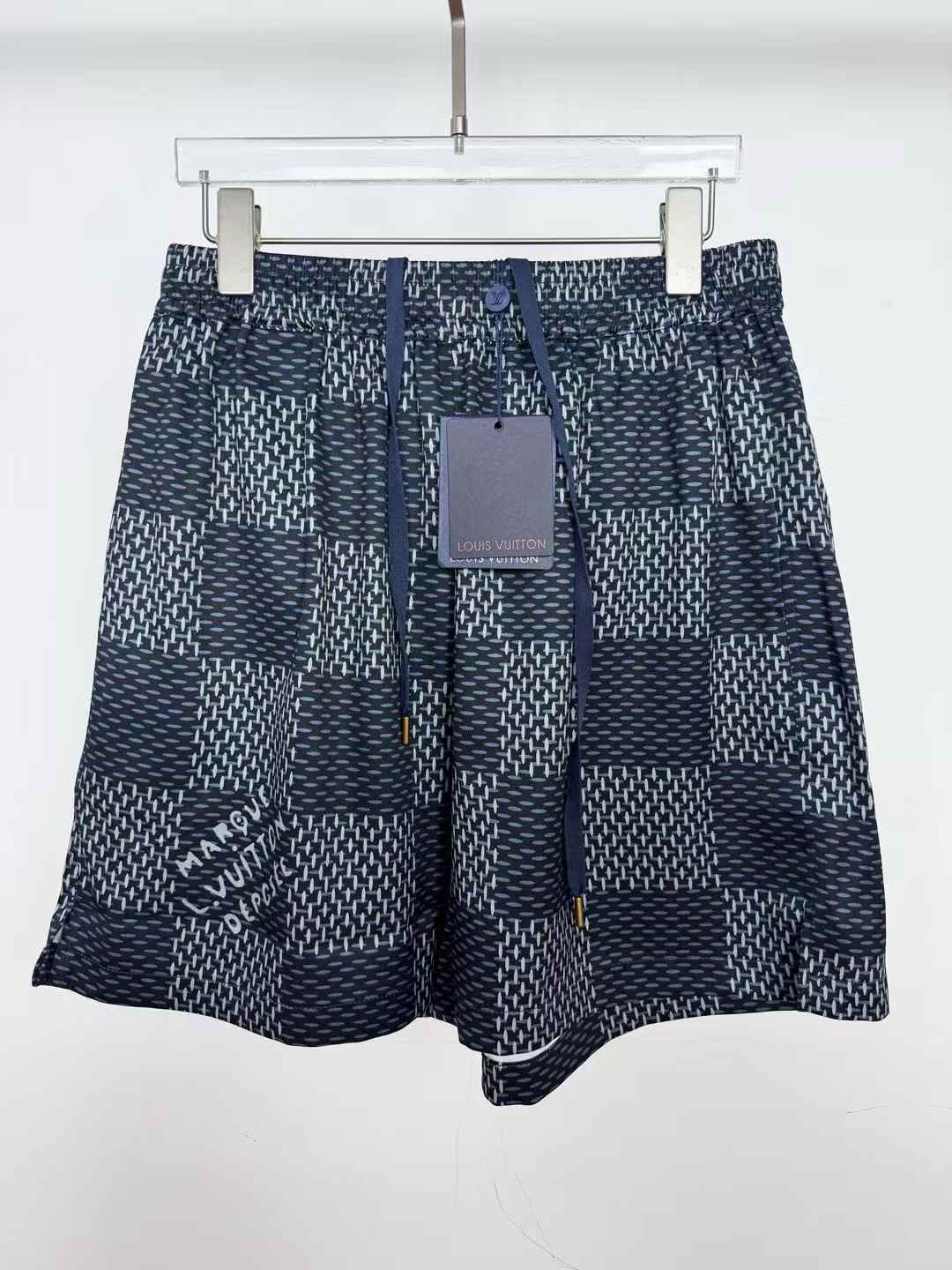 LV Damier Quilted Cotton Shorts
