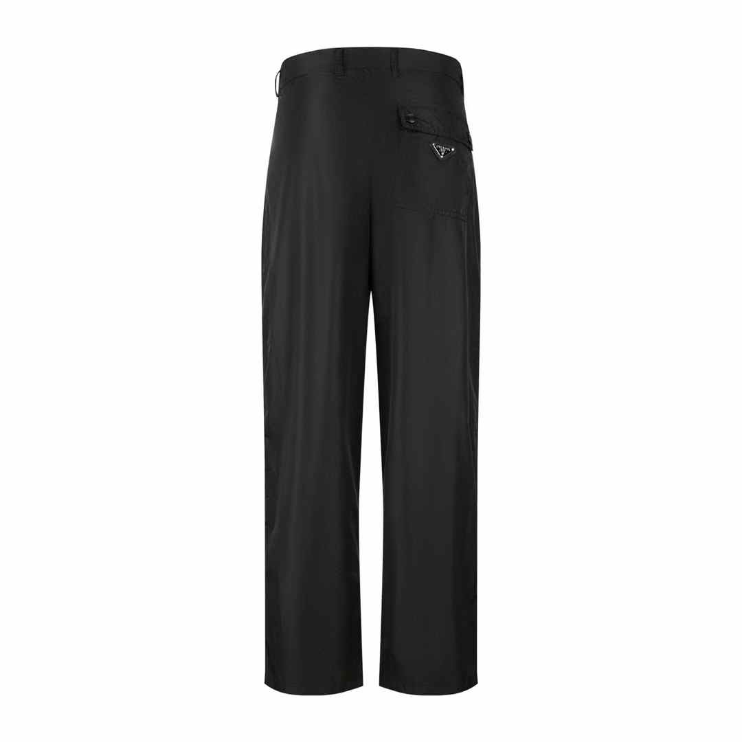 prada Nylon pocket trousers black pants