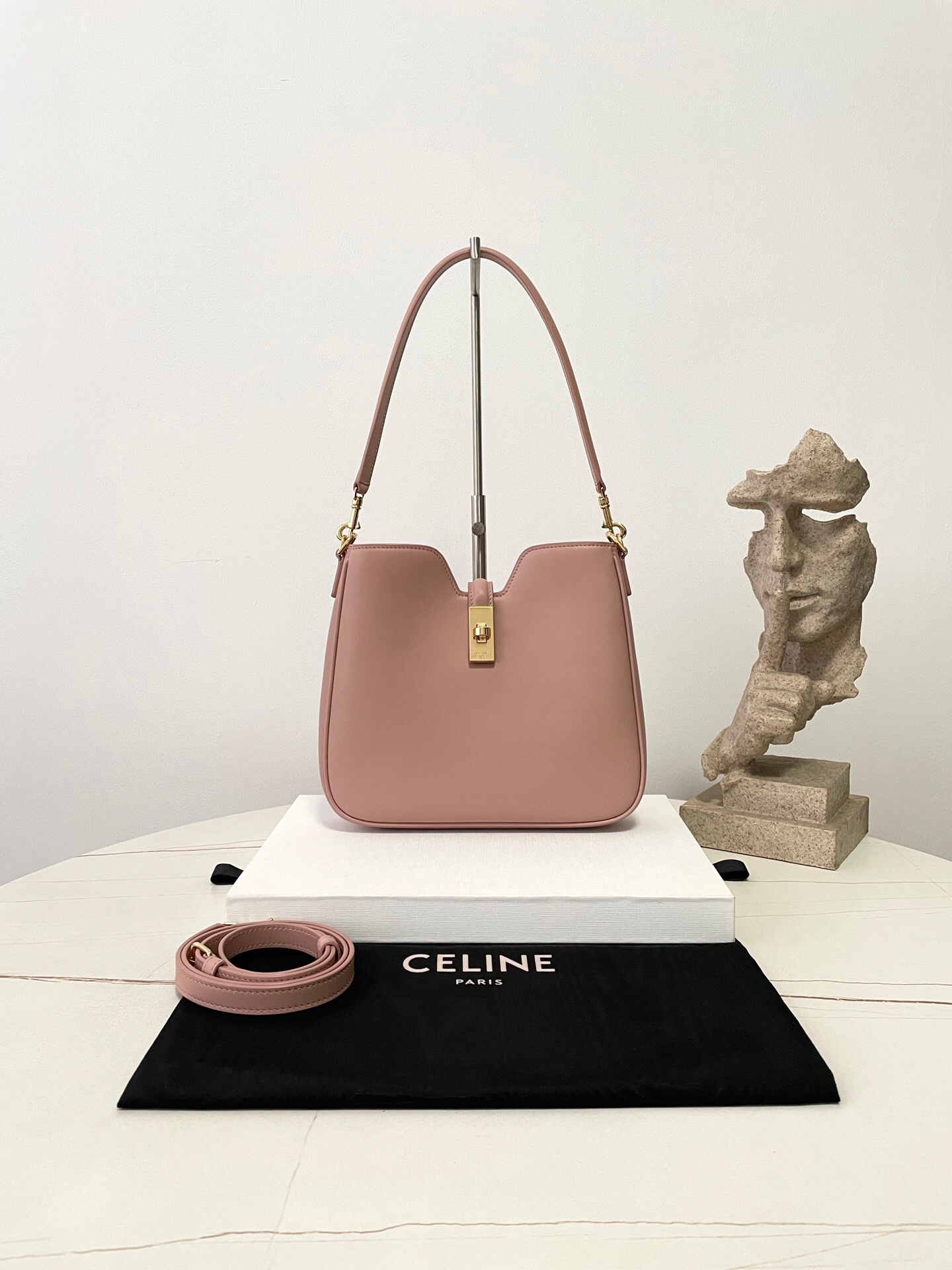 Celine Camille 16 soft bag in smooth calfskin leather