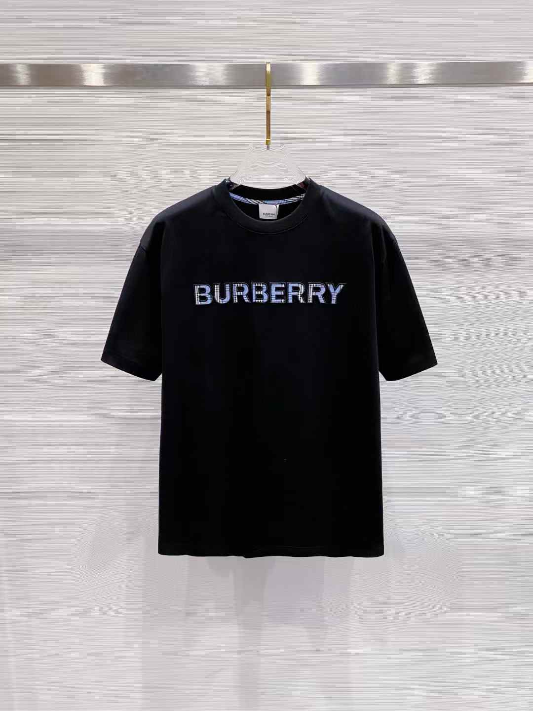 Burberry Logo Print Oversized T-Shirt in black