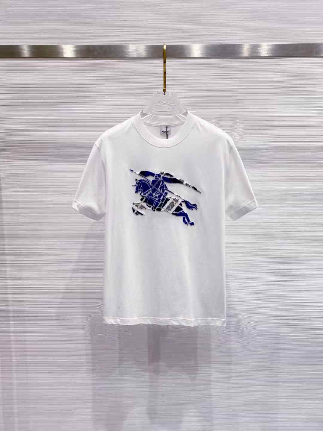 Burberry EKD-print cotton t-shirt in white