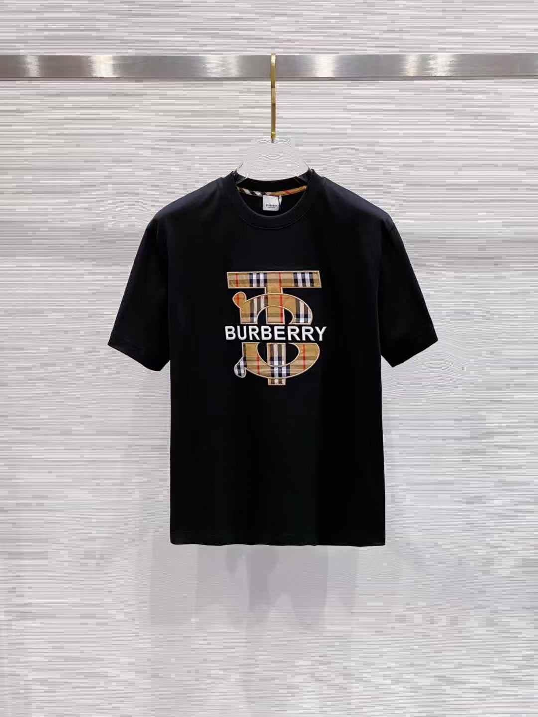 Burberry EKD Check Cotton T-shirt