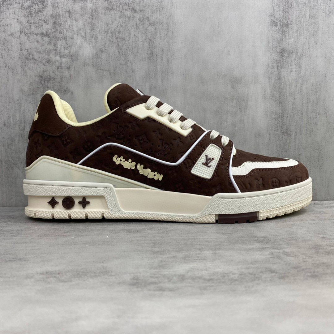 LV  by Tyler, the Creator LV Trainer in the Mocha colorway