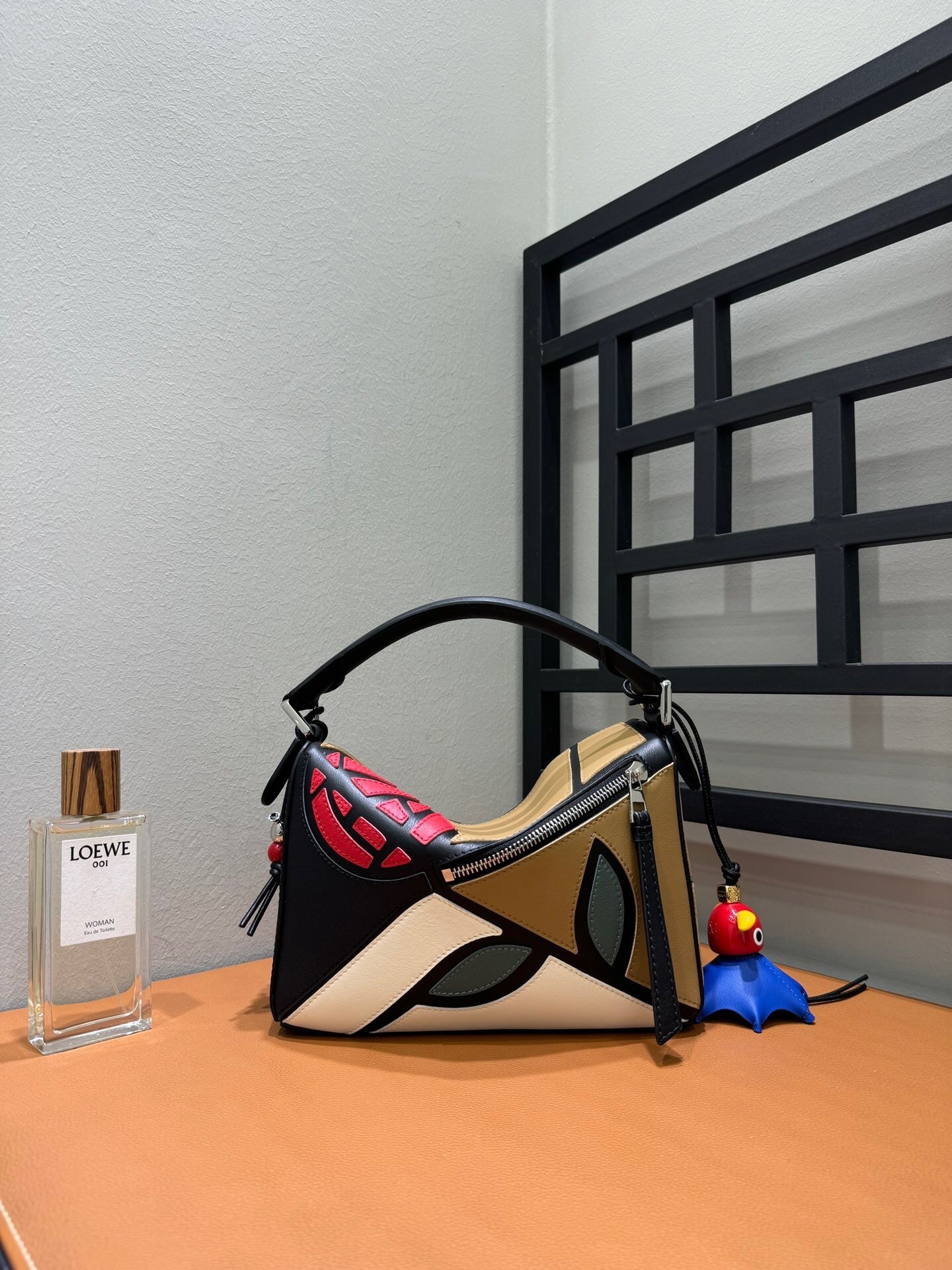 Loewe Puzzle 10 Mackintosh re-edition bag in classic calfskin leather