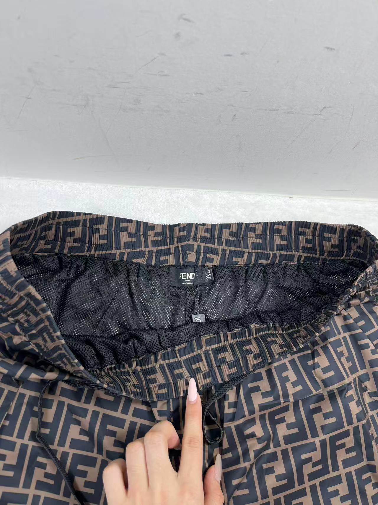 Fendi FF Drawstring swim shorts