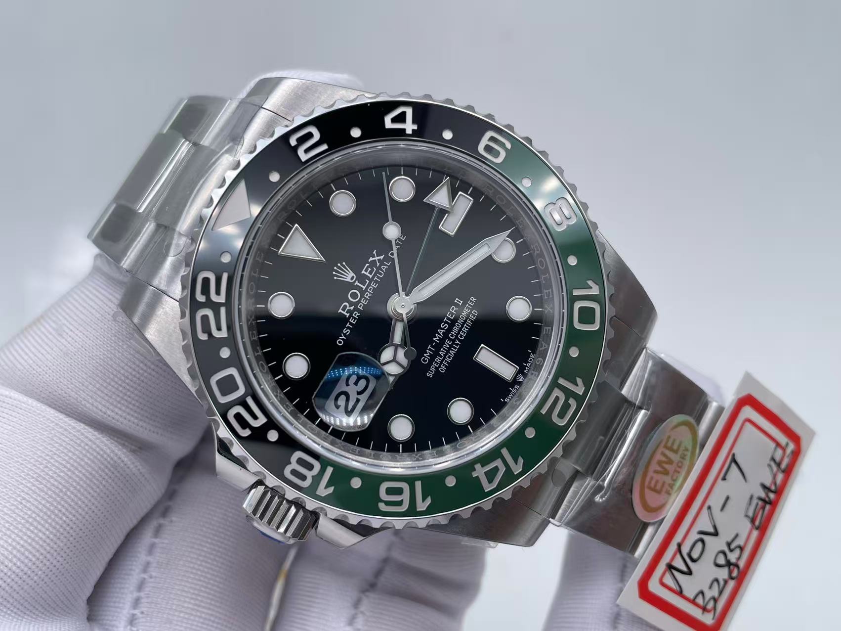 ROLGMT0342B - GMT II 126720VTNR Oys SS/SS Blk EWE EWE3285 $398