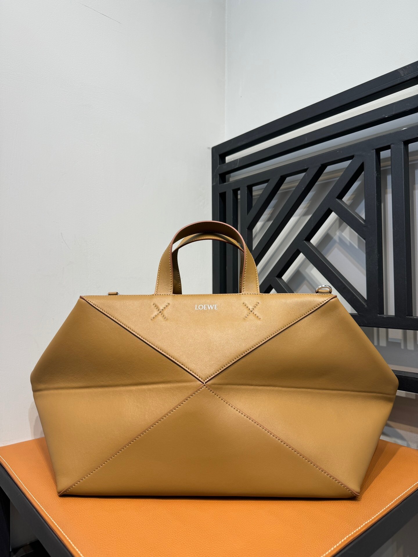 Loewe Puzzle Fold Medium Leather Tote Bag