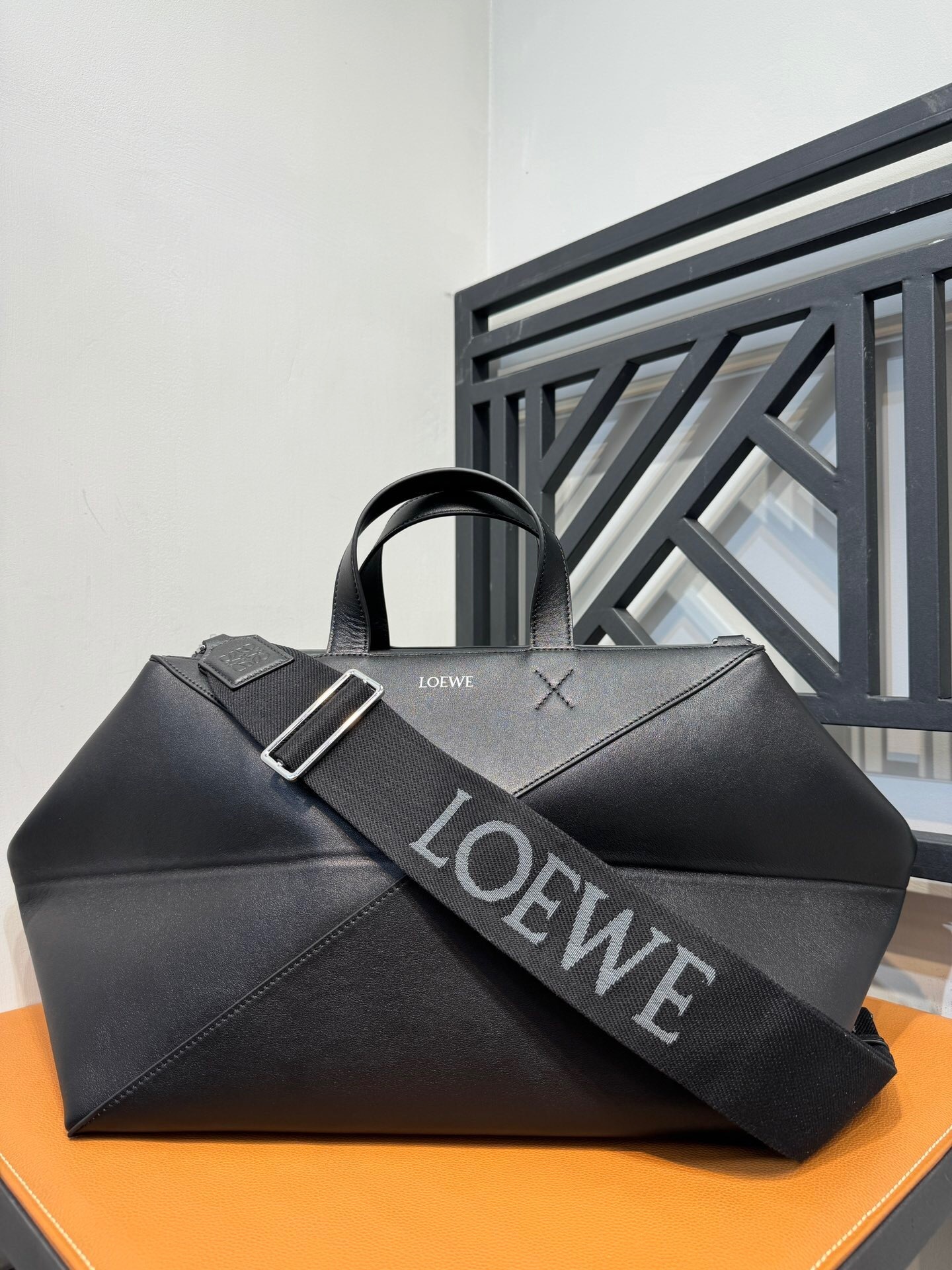 Loewe Puzzle Fold Medium Leather Tote Bag