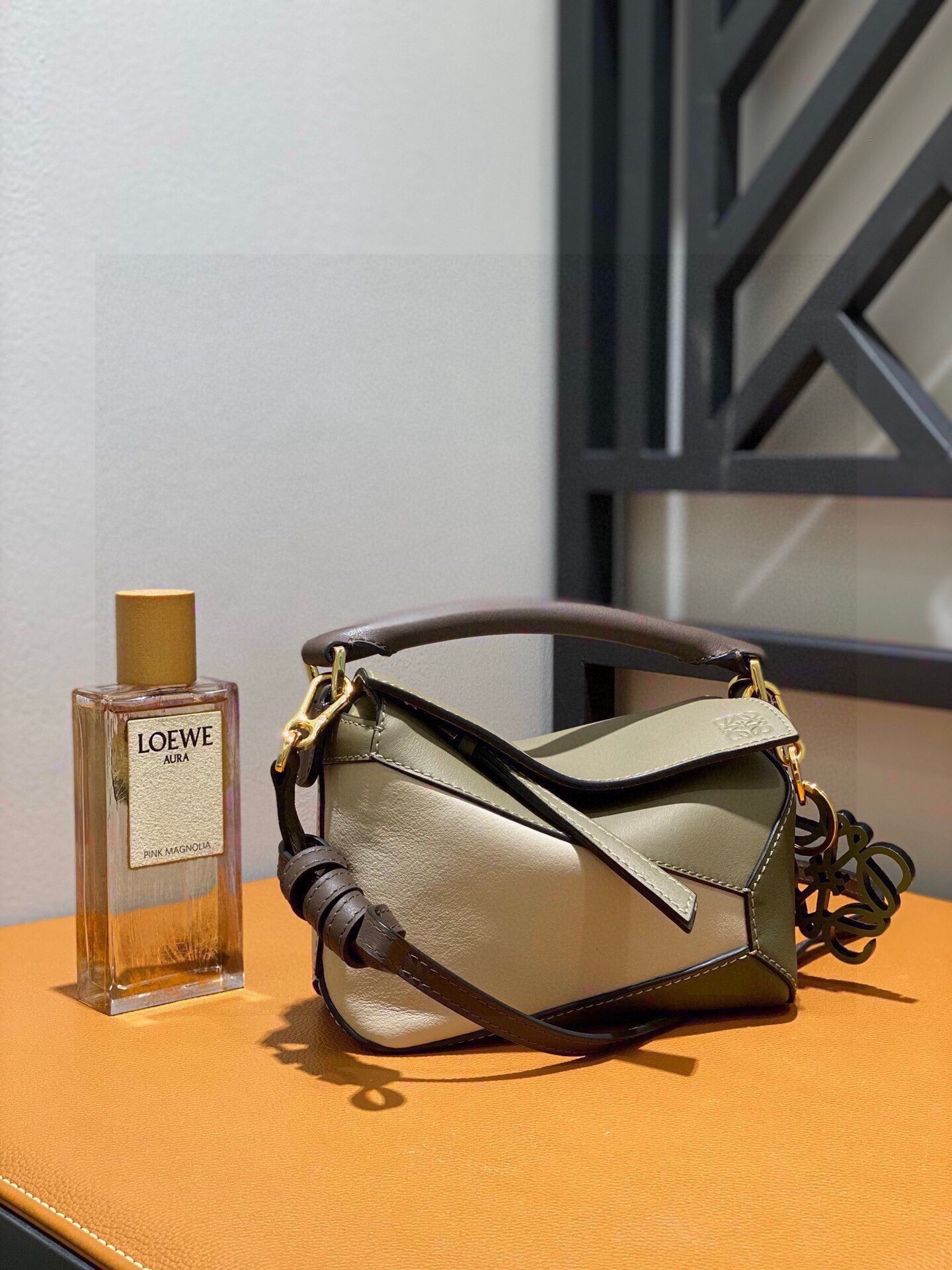 Loewe Mini Puzzle Edge bag in soft grained calfskin