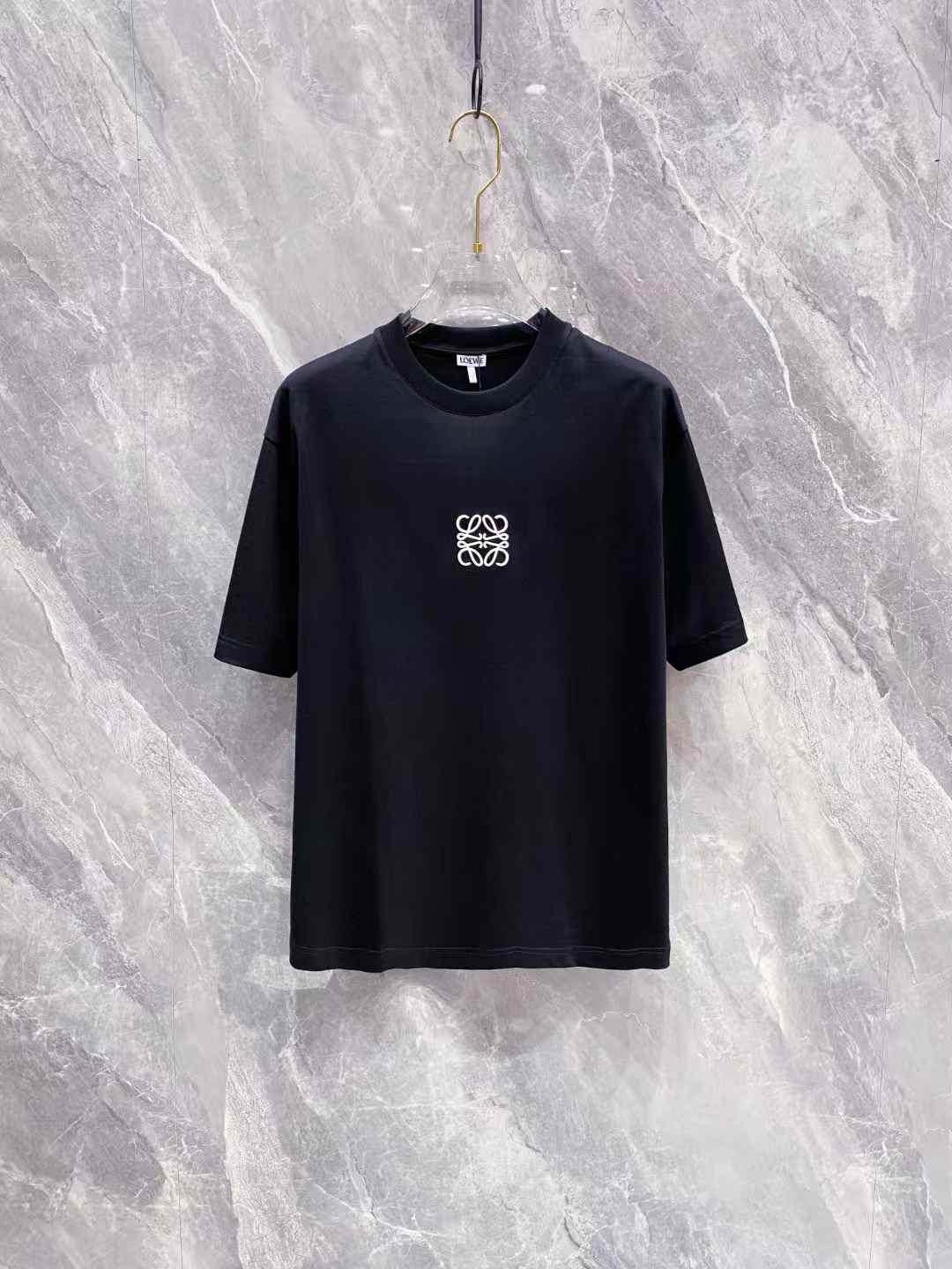 Loewe Anagram brand-embroidered cotton-jersey T-shirt