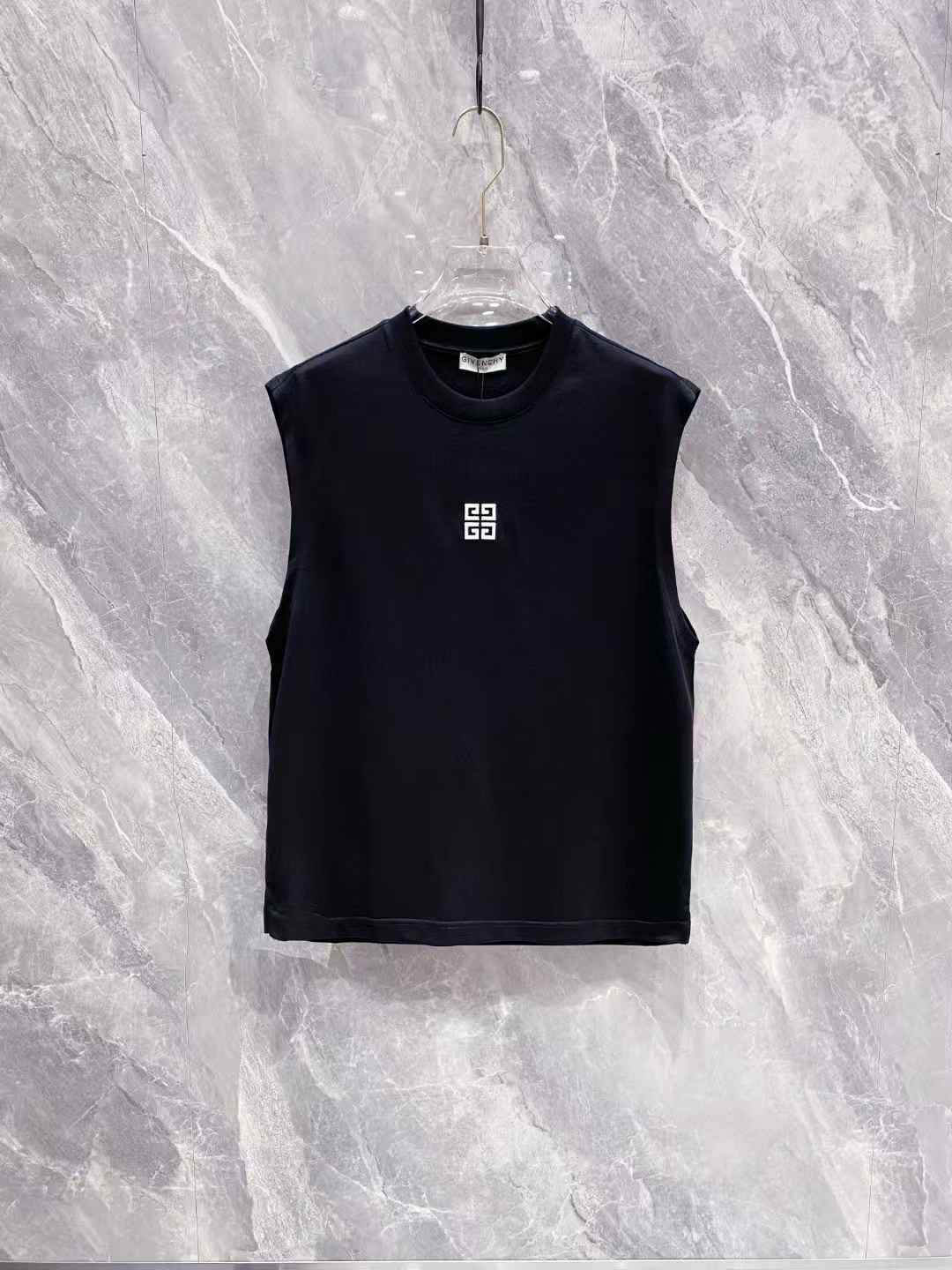Givenchy logo-embroidered cotton t-shirt with the iconic 4G logo on the front