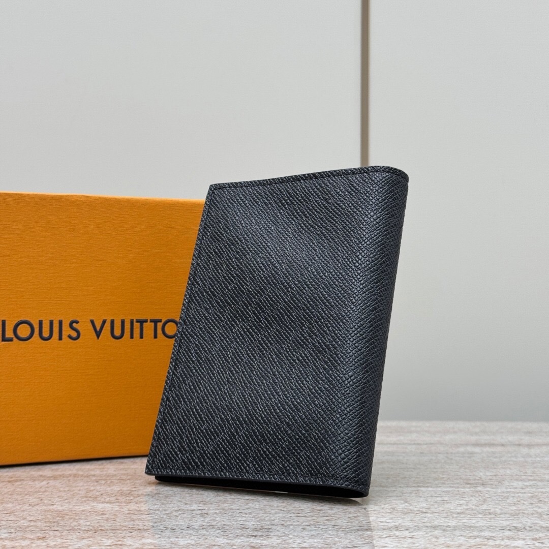 LV Multiple Wallet in black Monogram Eclipse coated canvas