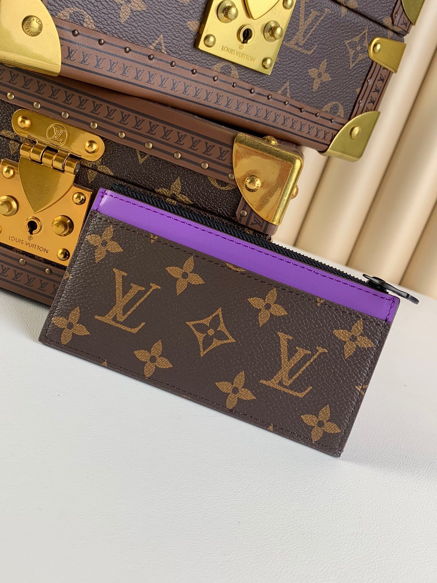LV Monogram Coin Card Holder