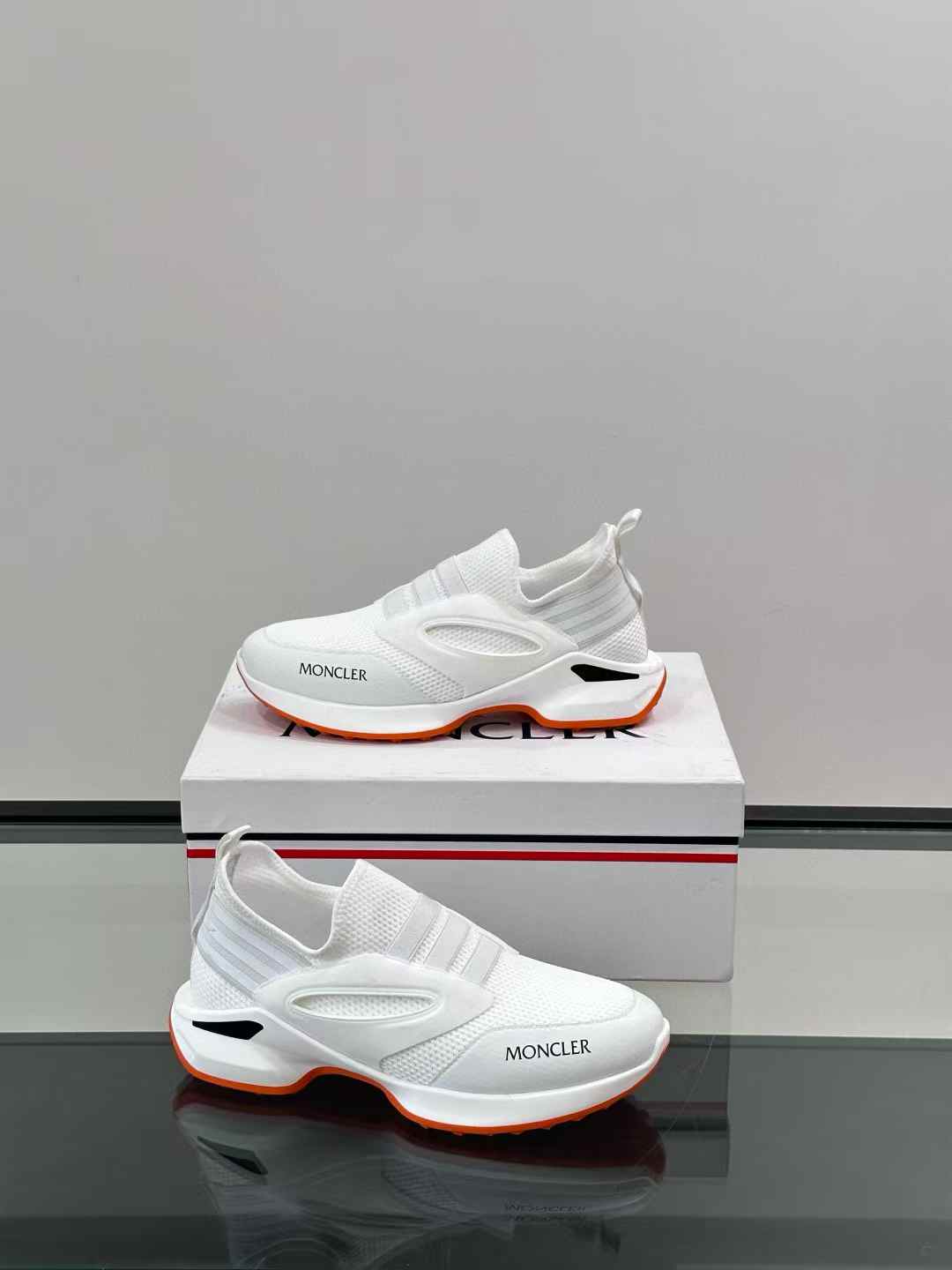 Moncler Trailgrip Lite2 low-top sneaker in white