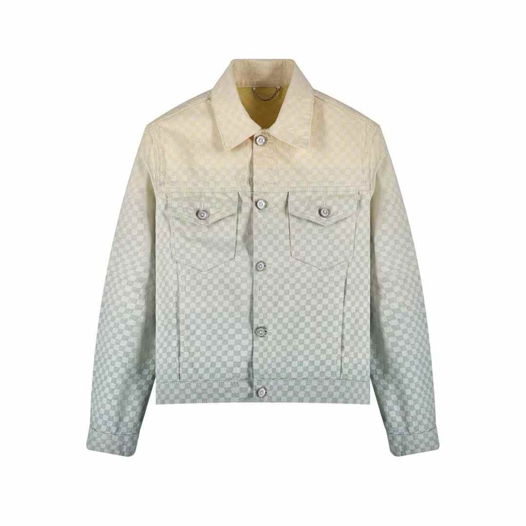 LV Damier Gradient Jacquard Denim Jacket