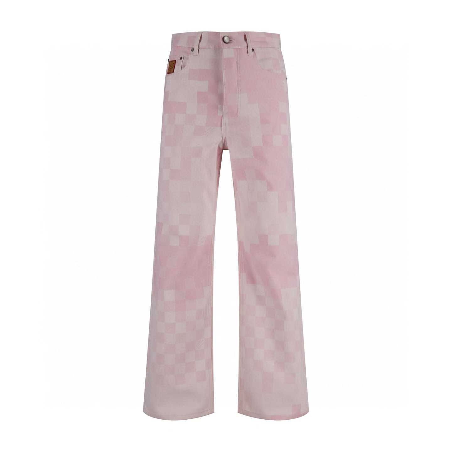 LV Damoflage Denim Skate Pants